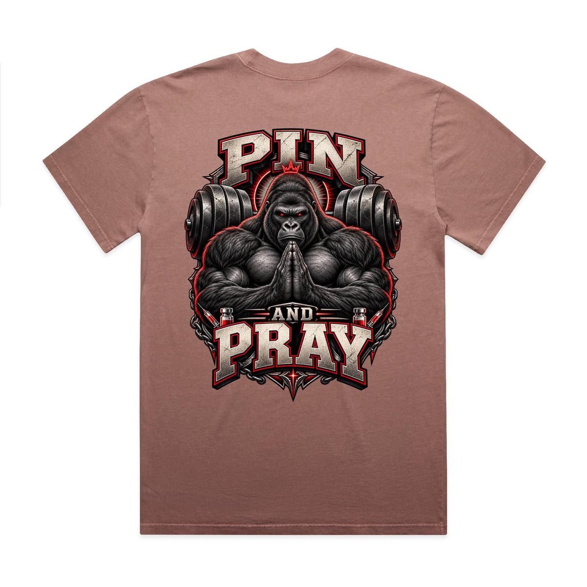Pin & Pray Heavy Faded Tee