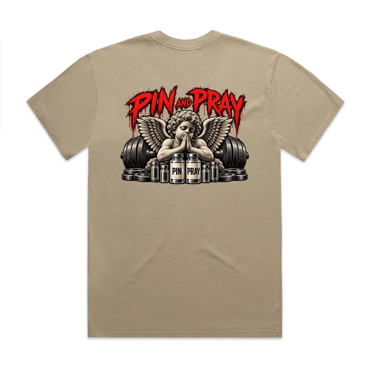Pin & Pray Heavy Faded Tee