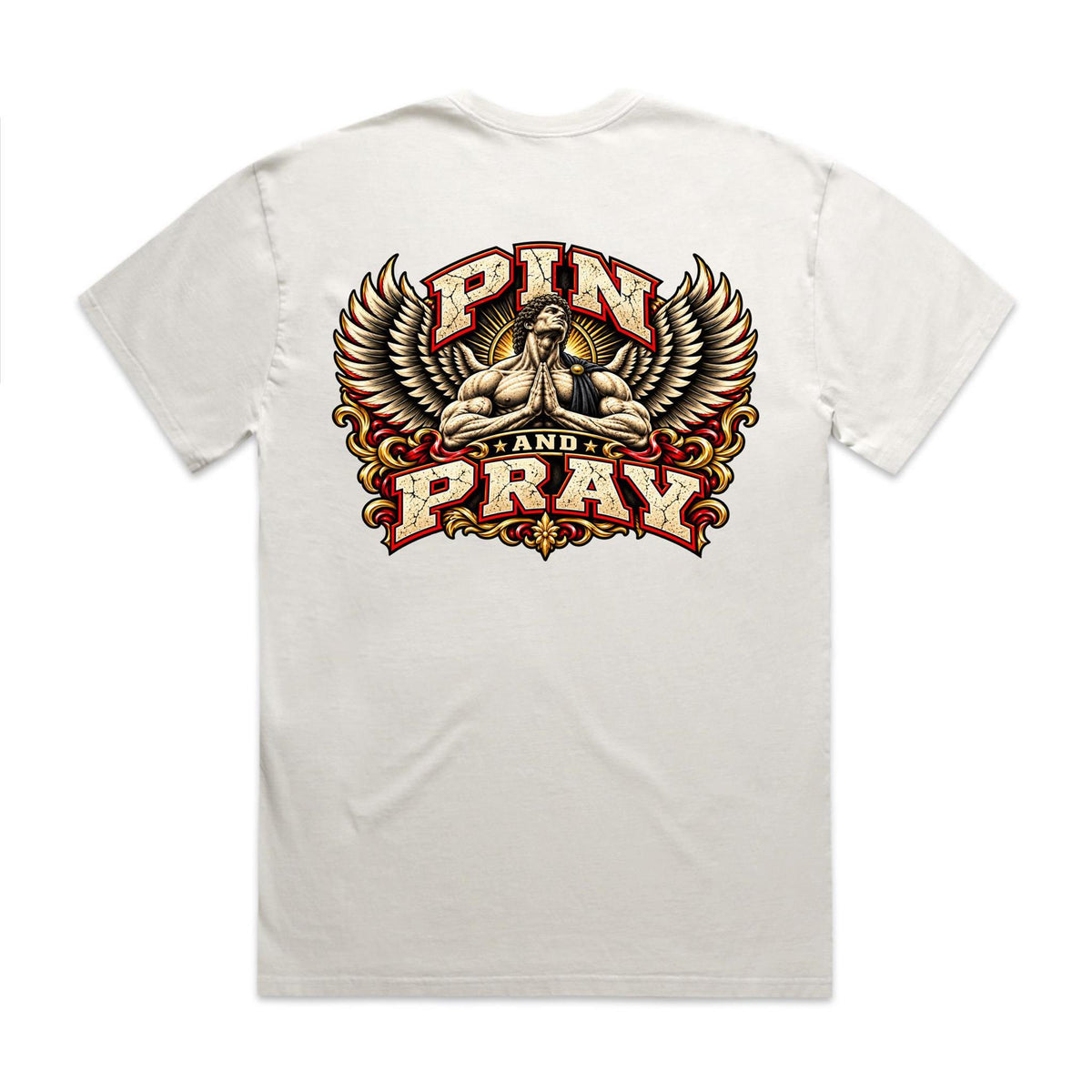 Pin & Pray Angel Heavy Faded Tee