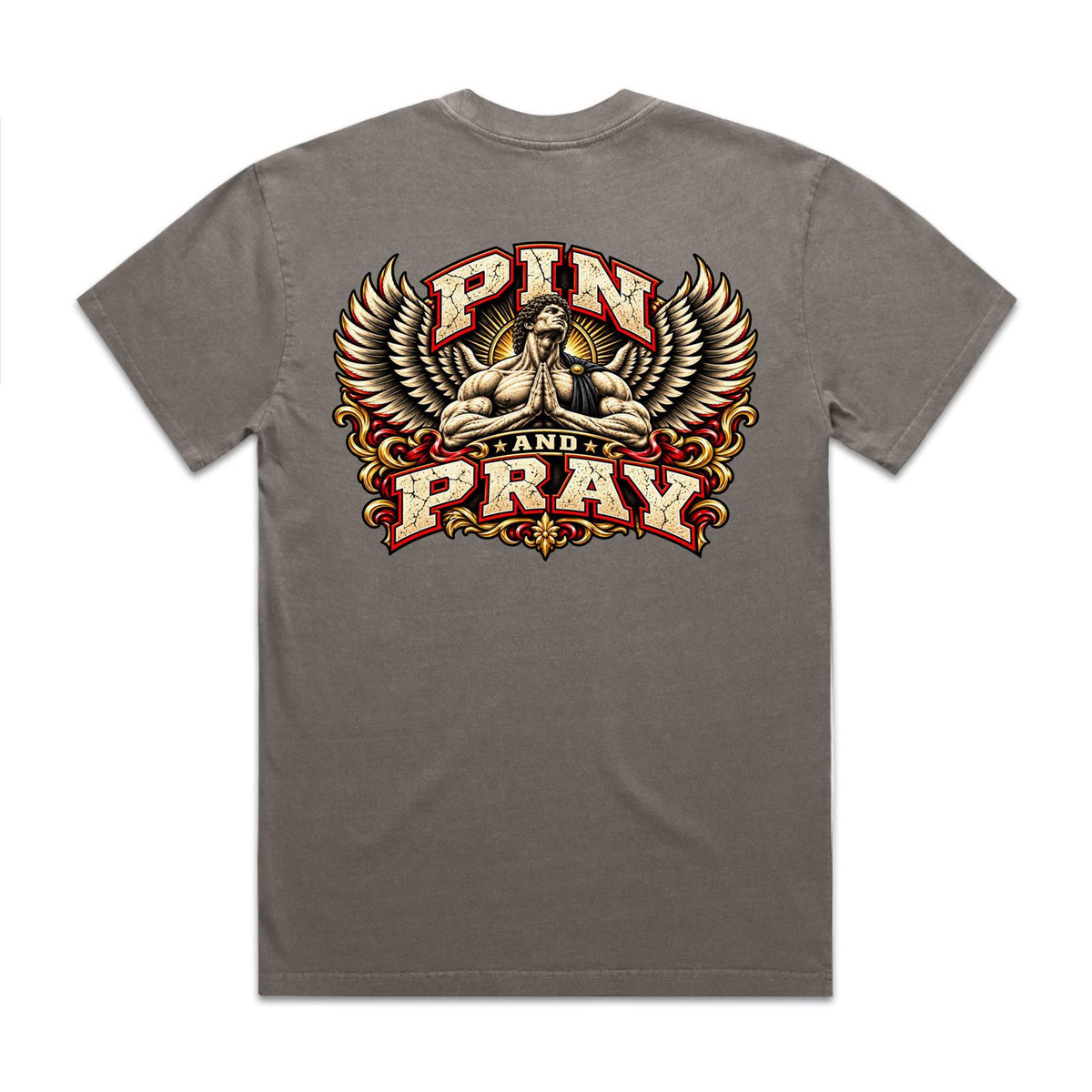 Pin & Pray Angel Heavy Faded Tee
