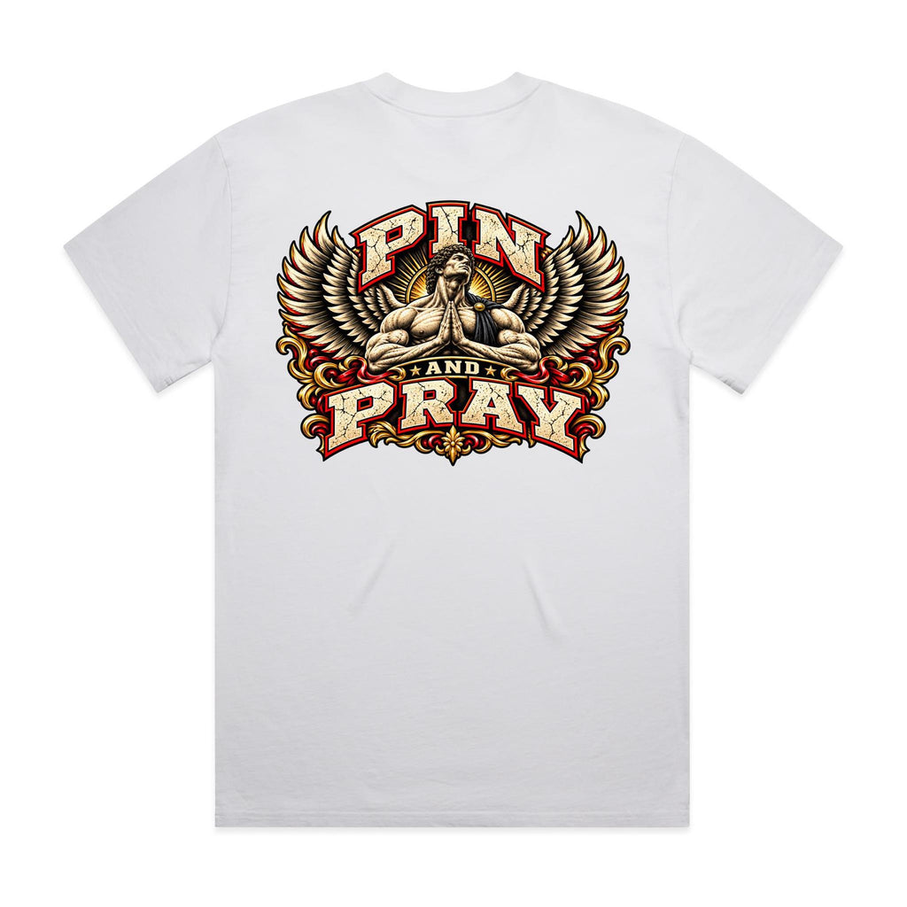 Pin & Pray Angel Heavy Faded Tee