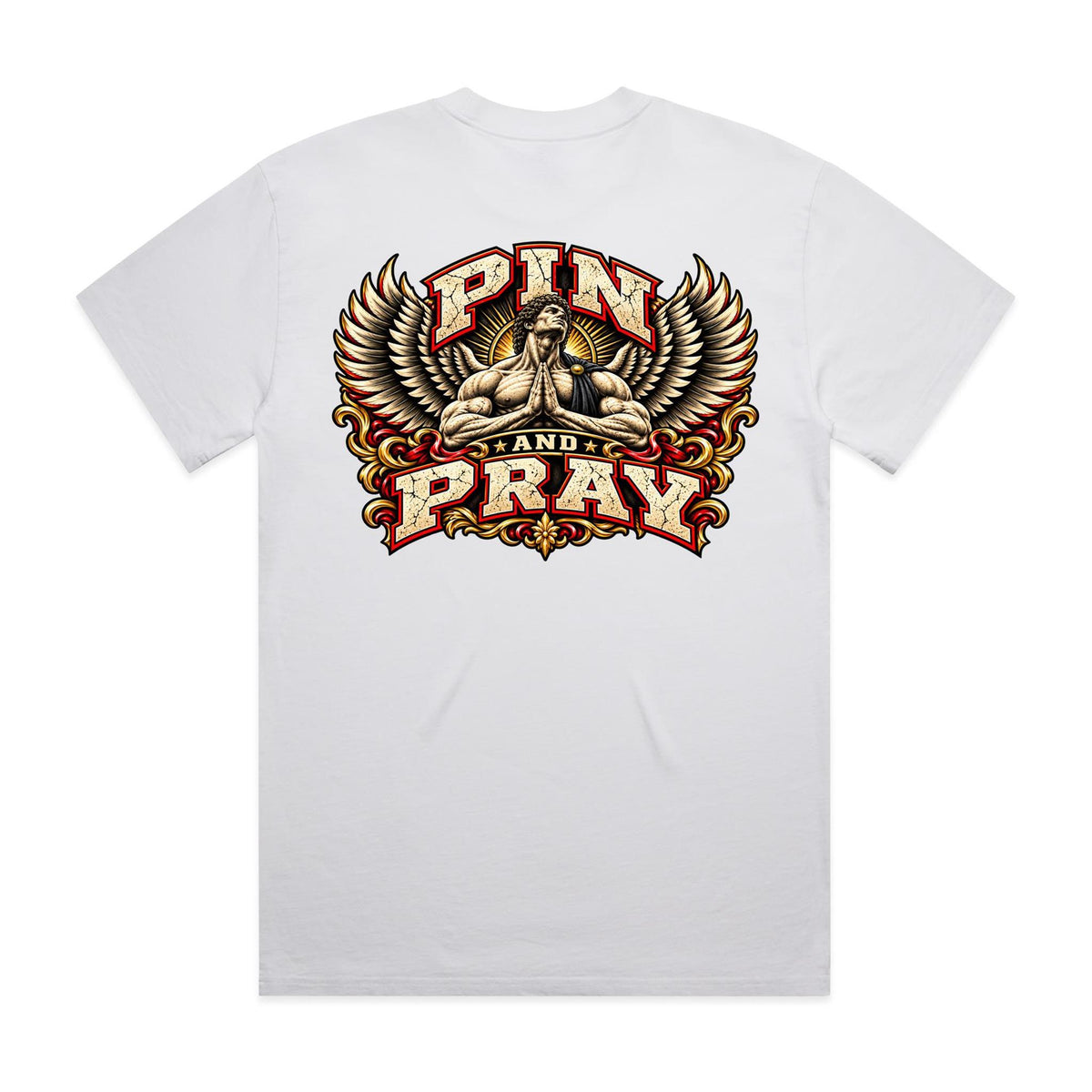 Pin & Pray Angel Heavy Faded Tee