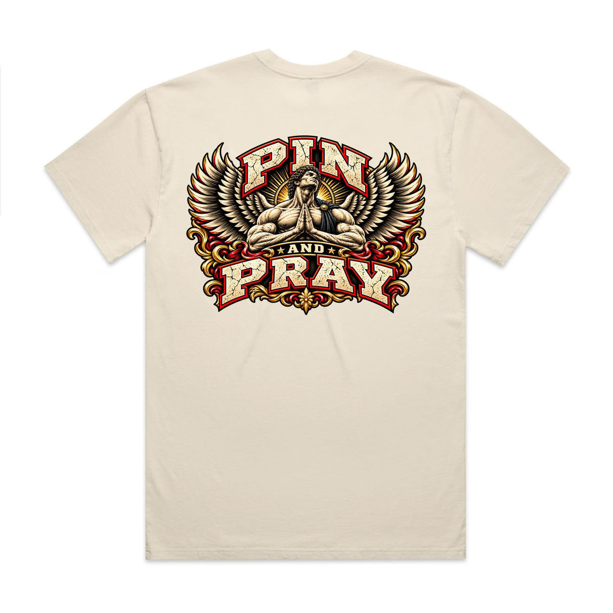 Pin & Pray Angel Heavy Faded Tee