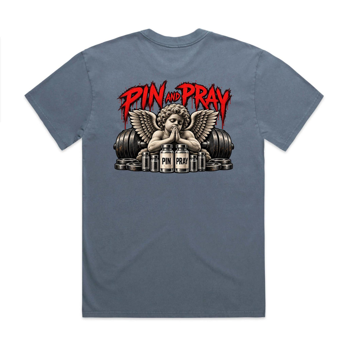 Pin & Pray Heavy Faded Tee