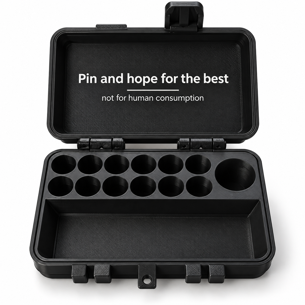 Pin and hope for the best - storage box