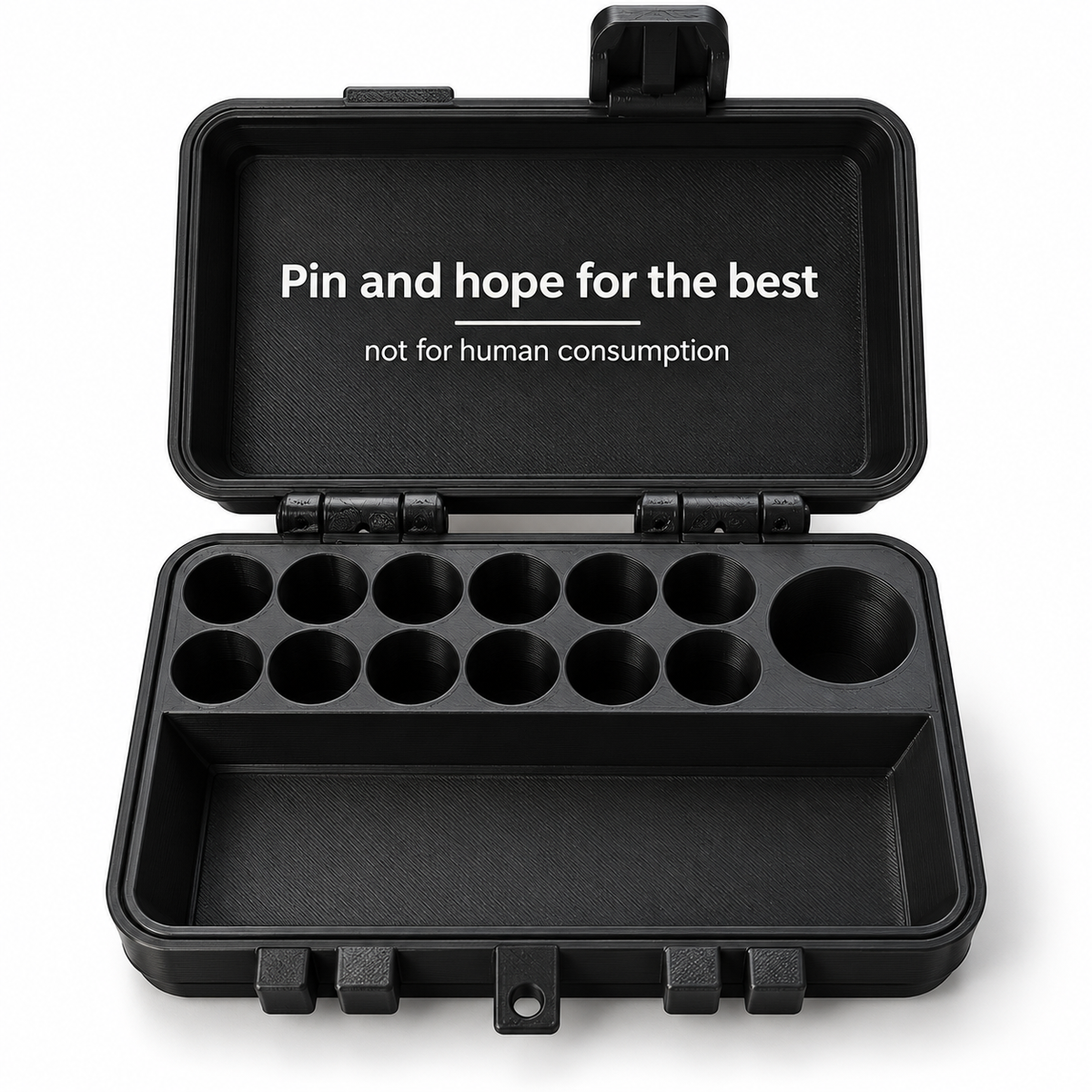 Pin and hope for the best - storage box