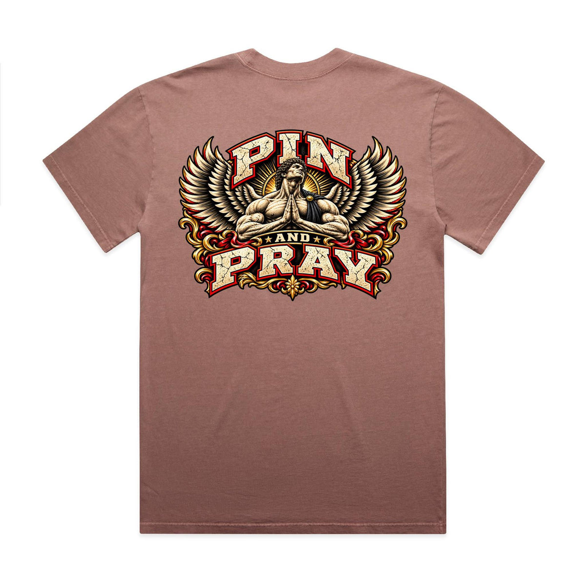 Pin & Pray Angel Heavy Faded Tee