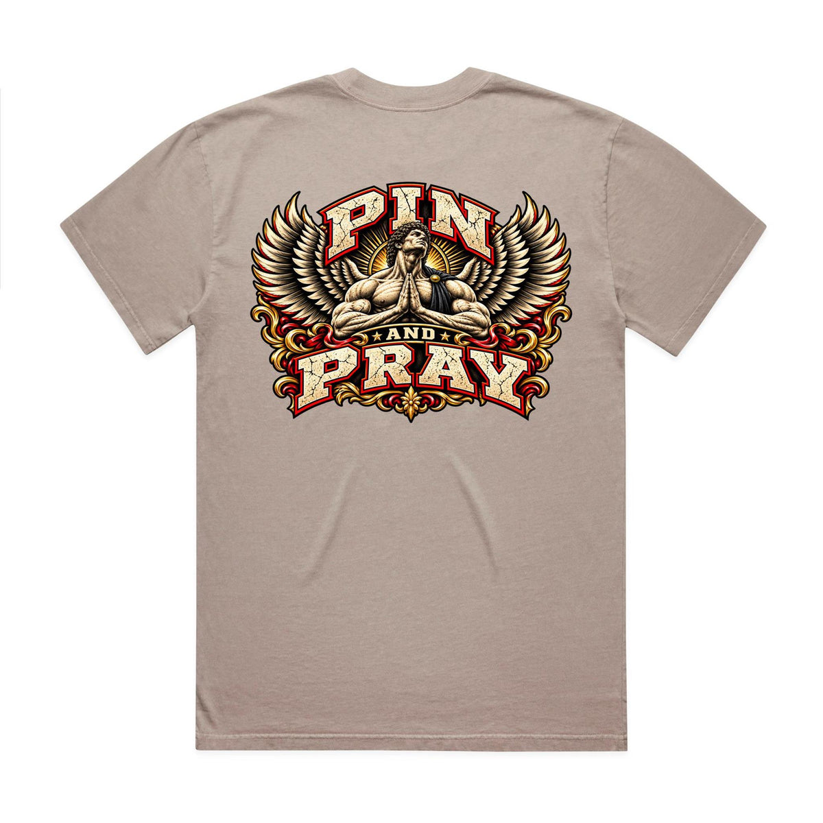 Pin & Pray Angel Heavy Faded Tee