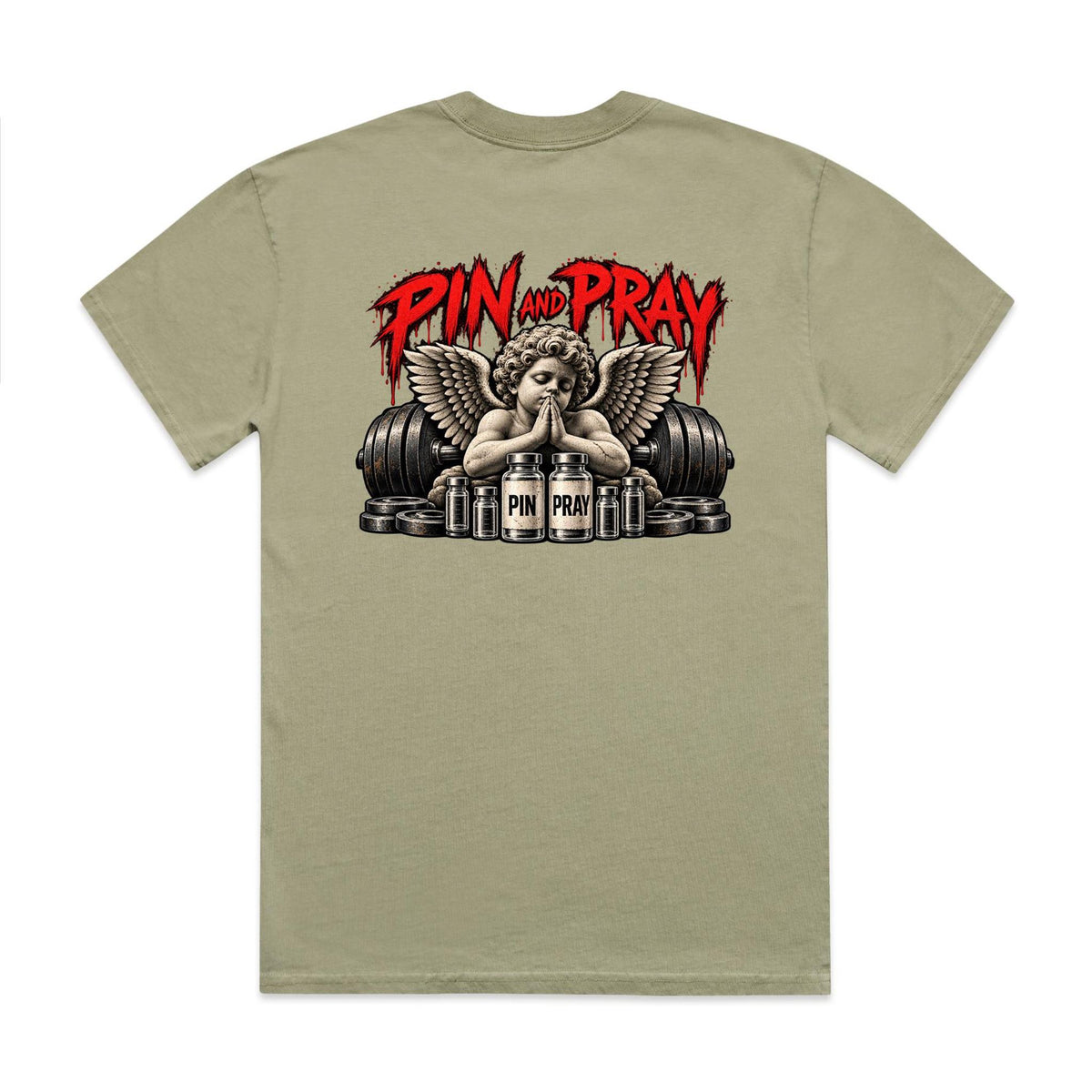 Pin & Pray Heavy Faded Tee