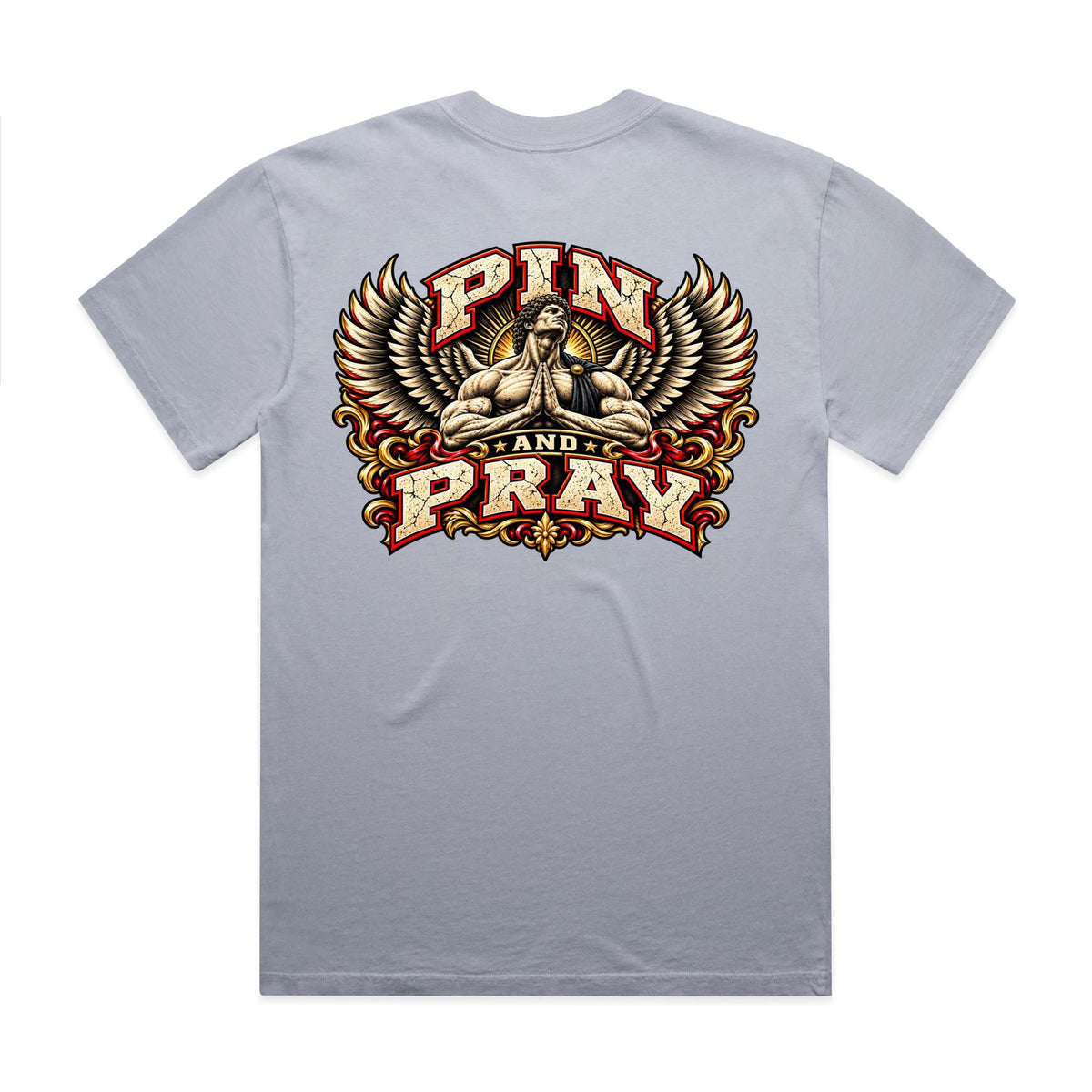 Pin & Pray Angel Heavy Faded Tee